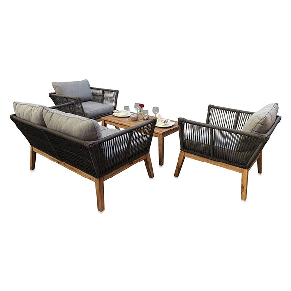 Outdoor Furniture  Braided, Rope & Cord, Sofa - Nero