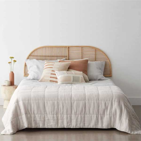 Wooden Cane & Rattan Furniture - Bed - Germane