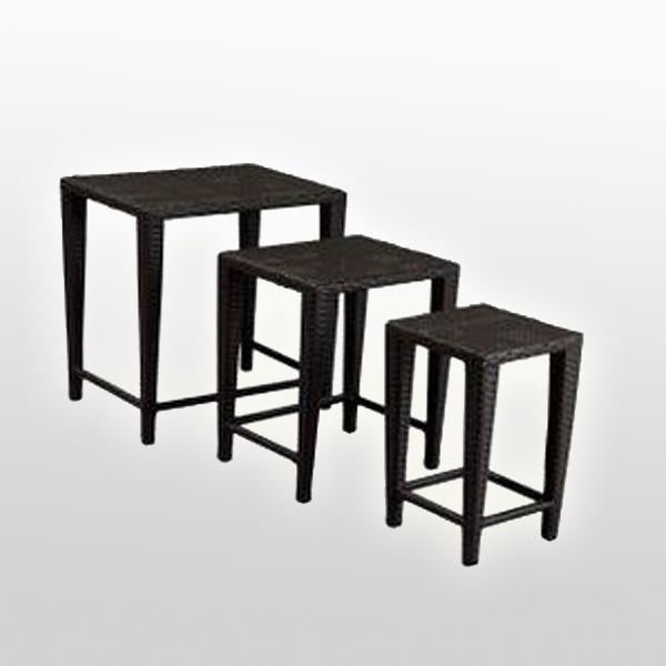 Outdoor Wicker Nest Table - Classic
