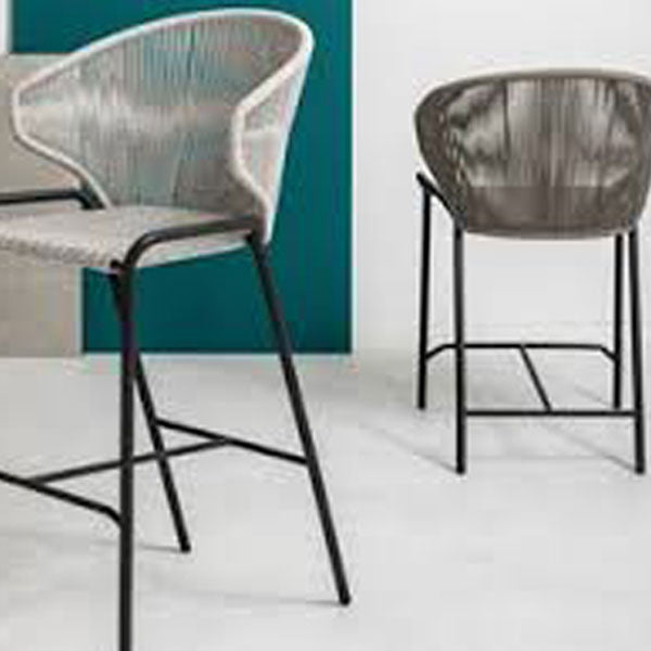 Outdoor Braided, Rope & Cord Bar Chair - Baroque-X01